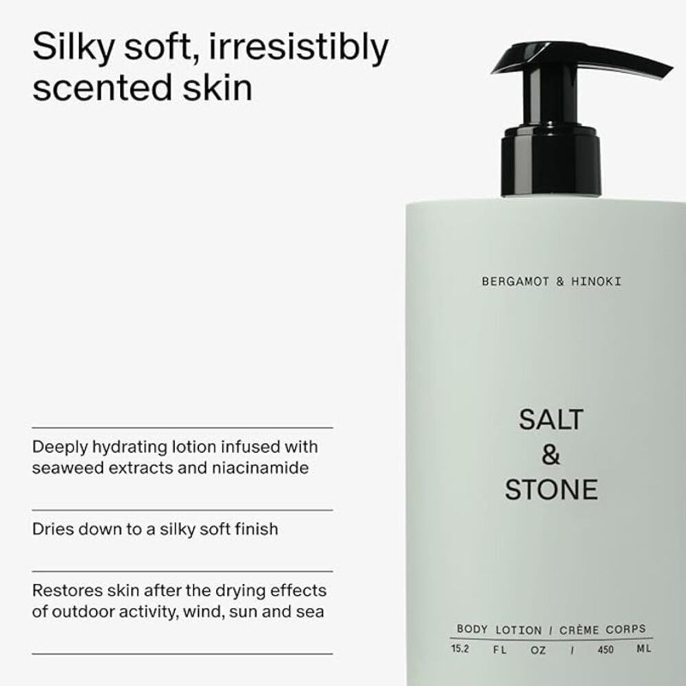 Salt & Stone Body Lotion for Women & Men Bergamot & Hinoki - Picture 5 of 6